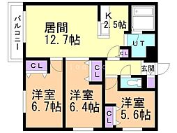 札幌市電2系統 西線9条旭山公園通駅 徒歩6分 4階/-