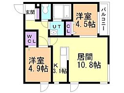 アルファスクエア円山2条 2階/203