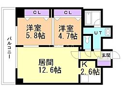 ＴＥＡＤＡ北4条（ティーダ北4条） 15階/1506