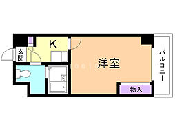 レオパレスさくら中央 1Kの間取図画像