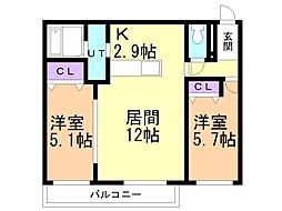 ルヌアージュ山鼻 3階