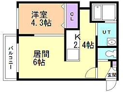 ｅｒｙｓ南7条（エリーズ南7条） 2階/207