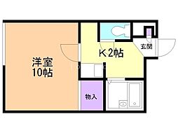 レオパレス南10条 2階/204