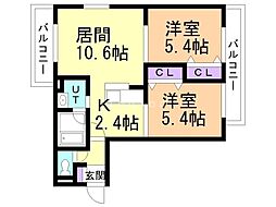 そふぃおーね円山北二条 3階/301