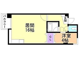 ホワイトレジデンス 1LDKの間取図画像