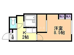 レオパレスセントラル南4条B 1階/111