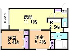 物件の間取り
