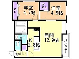 JR函館本線 桑園駅 徒歩7分 4階/-