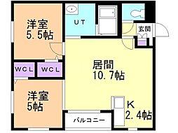 ヌーン南山鼻 2階