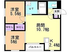 物件の間取り