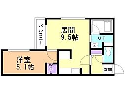 札幌市営東西線 菊水駅 徒歩7分 2階/-