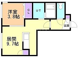 札幌市営東西線 西18丁目駅 徒歩6分 4階/-