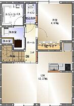 グランツリー宮子II 202 ｜ 群馬県伊勢崎市宮子町3491-11（賃貸アパート1LDK・2階・42.23㎡） その2