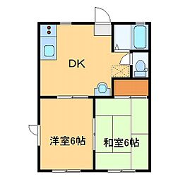 間取図画像 2DK