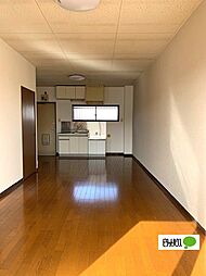 モギハイツC 203 2階1LDKのリビング/ダイニング