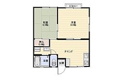 間取図画像 2DK