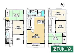 墨田区京島3丁目 5LDKの間取り