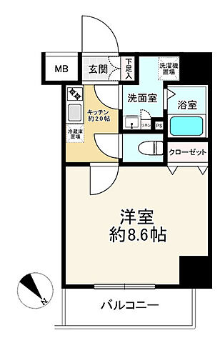 間取り ガリシア八広駅前 7階/-