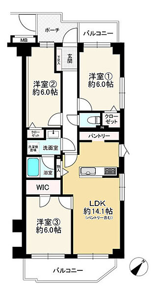 間取りを拡大表示