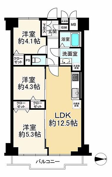 間取りを拡大表示