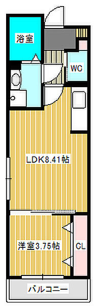 ウイルビィ新松戸 ｜千葉県松戸市新松戸3丁目(賃貸アパート1LDK・3階・31.08㎡)の写真 その3