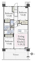 間取図画像 3LDK