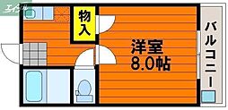 間取図画像 1K