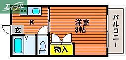 間取図画像 1K