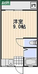 チェルシー青江1 ワンルームの間取図画像