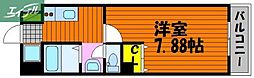 Primrose 1Kの間取図画像