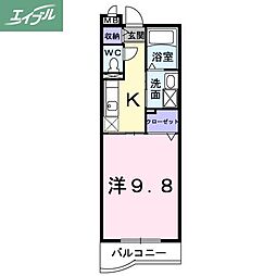 JR宇野線 大元駅 徒歩10分 2階/-