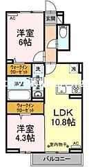 物件の間取り