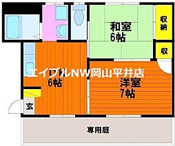 JR山陽本線 岡山駅 バス30分 洲崎下車 徒歩6分 1階/-