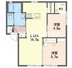 JR山陽本線 岡山駅 バス25分 四軒屋下車 徒歩4分
