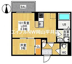 岡山電気軌道東山本線 門田屋敷駅 徒歩2分 1階/-