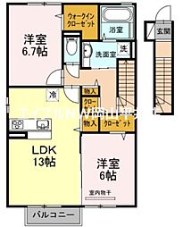 JR宇野線 八浜駅 徒歩2分 2階/-