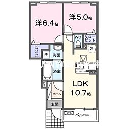 JR宇野線 常山駅 5.2km 1階/-
