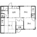 岡山市南区南輝2丁目 1階建 築50年のイメージ