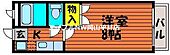 岡山市中区新京橋3丁目 2階建 築26年のイメージ