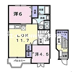 JR宇野線 備前田井駅 7.1km 2階/-