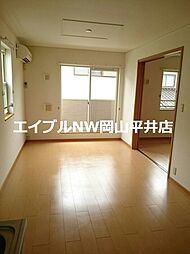 JR赤穂線 香登駅 徒歩30分の賃貸アパート 2階2LDKのリビング/ダイニング