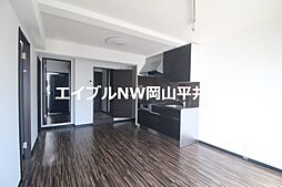 岡山電気軌道清輝橋線 清輝橋駅 徒歩28分の賃貸マンション 3階2LDKのリビング/ダイニング