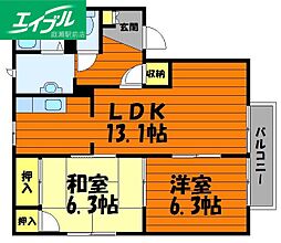 コーポ・アルカディア　Ａ棟 1階