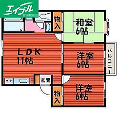 物件の間取り