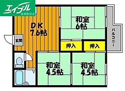 グリーンコーポB 1階/-
