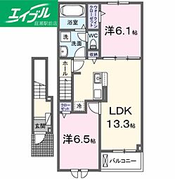 エスポワール昴Ａ 2階