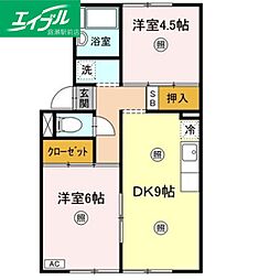 プレジール花尻A棟 1階/-