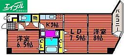 イルサローネ 2LDKの間取図画像