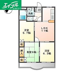 エランドールII 1階/-