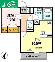 ラ・メージュ倉敷 2階/-